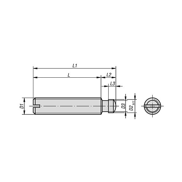 Grub Screws With Thrust Point, DIN 6332